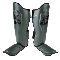 King Pro Boxing Shin Guards - Khaki, KPB/SG-4