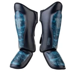 Fighter Shinguards Thai - Jungle Series - Blue Camo, JE1573CA