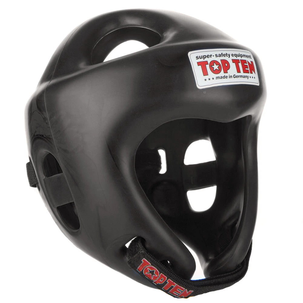 Headguard Top Ten Fight - Black, 1061 Black