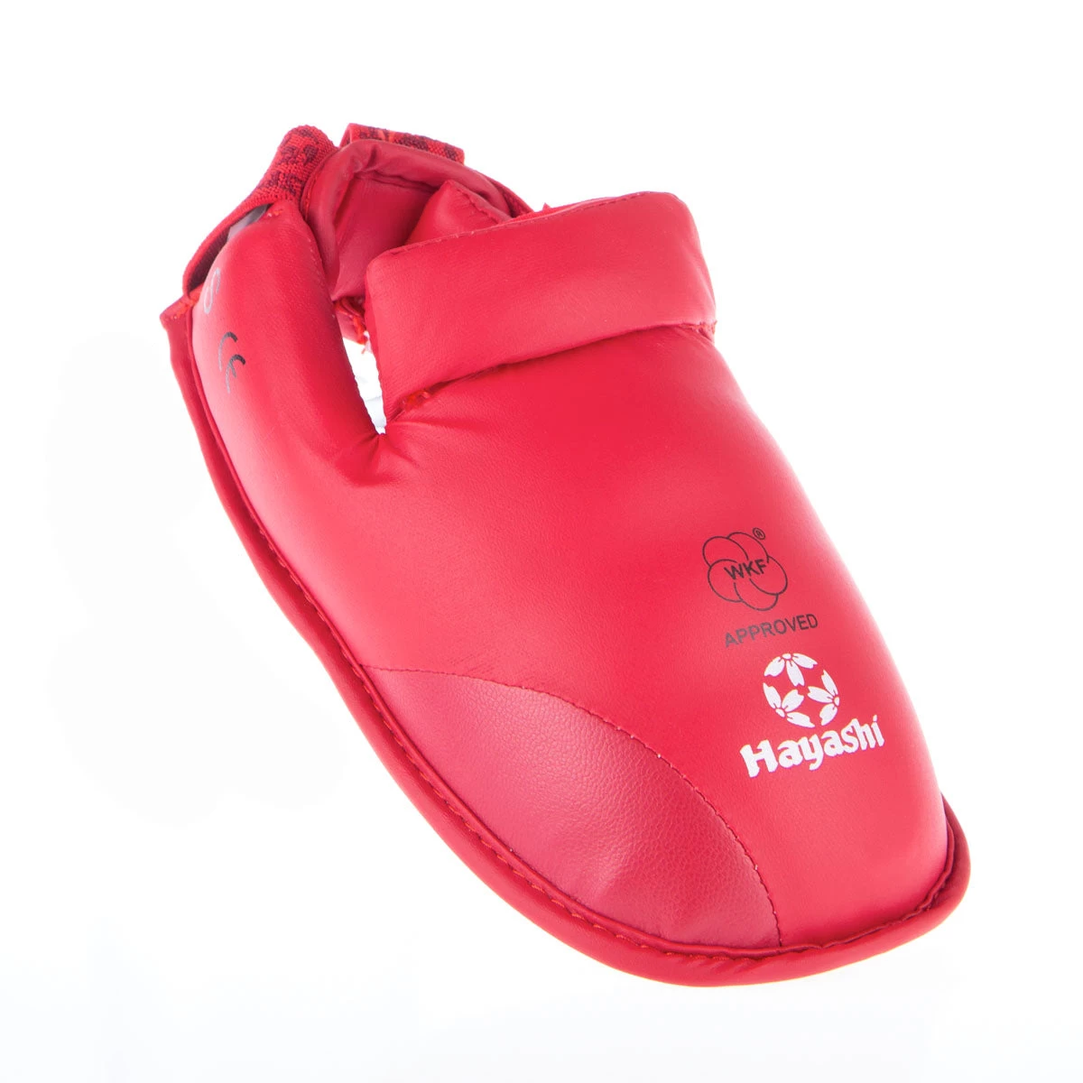 Karate Kickprotector - Instep And Shin WKF - Red, 343-4N - Image 8