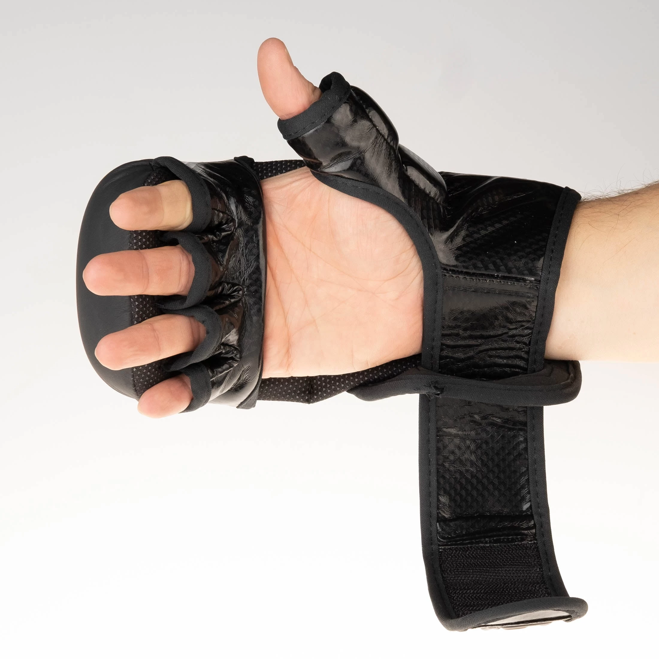 Fighter MMA Gloves Training - Black, FMG-001BB - Image 6