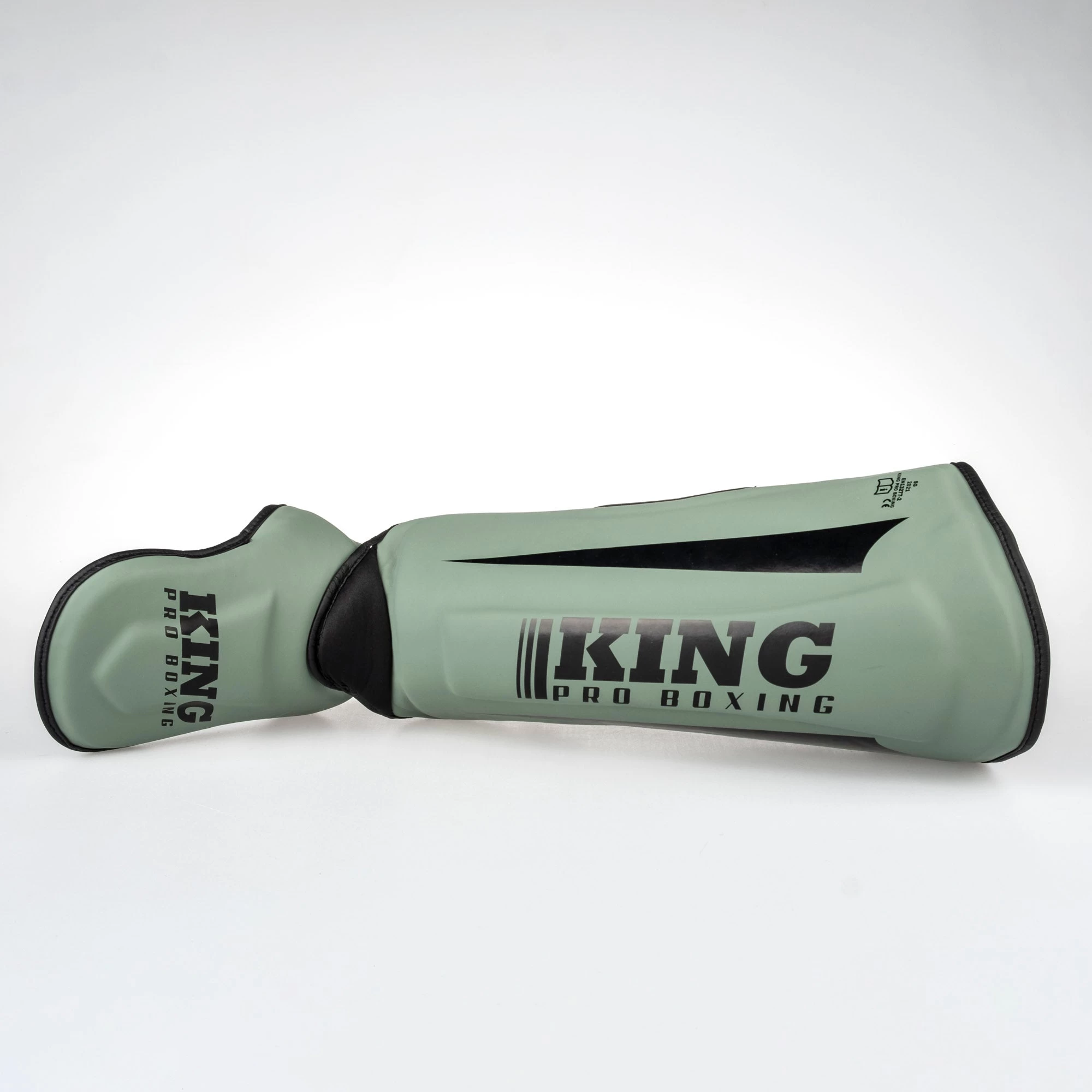 King Pro Boxing Shinguards Revo 5 - Khaki - Image 4
