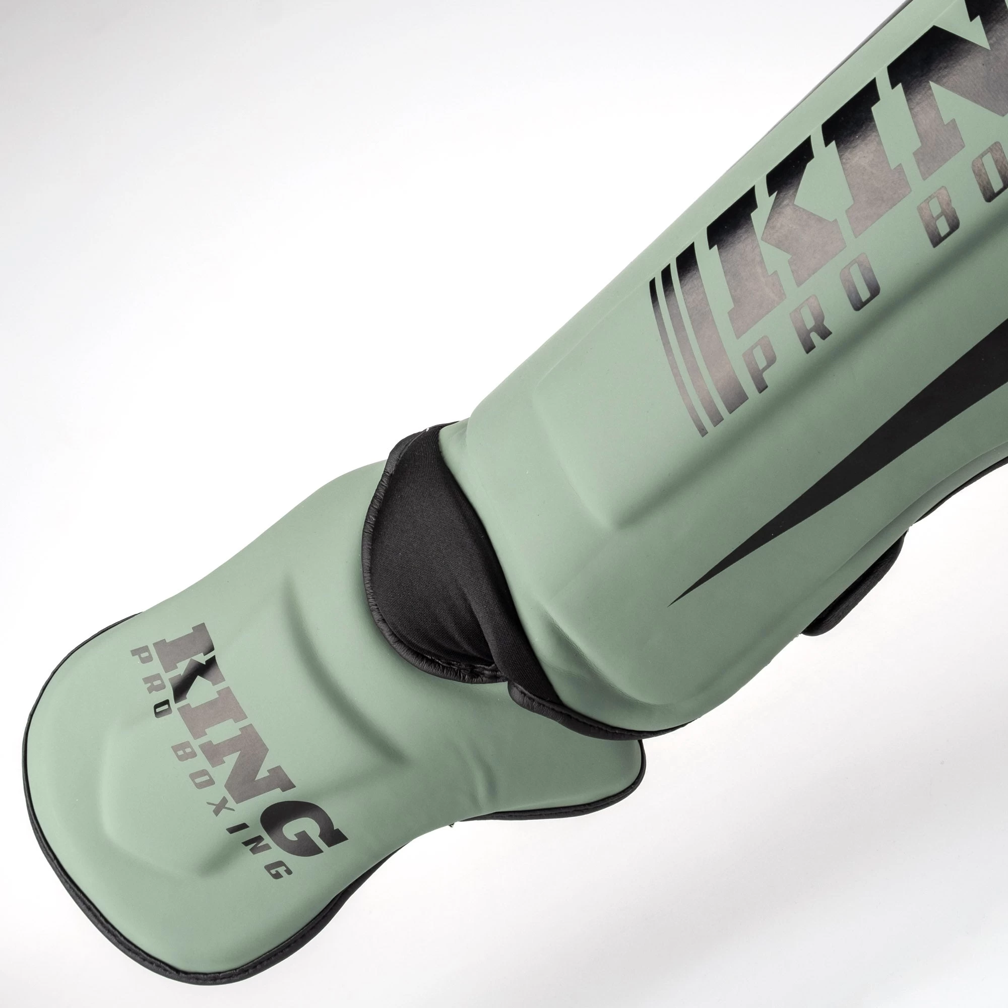 King Pro Boxing Shinguards Revo 5 - Khaki - Image 2