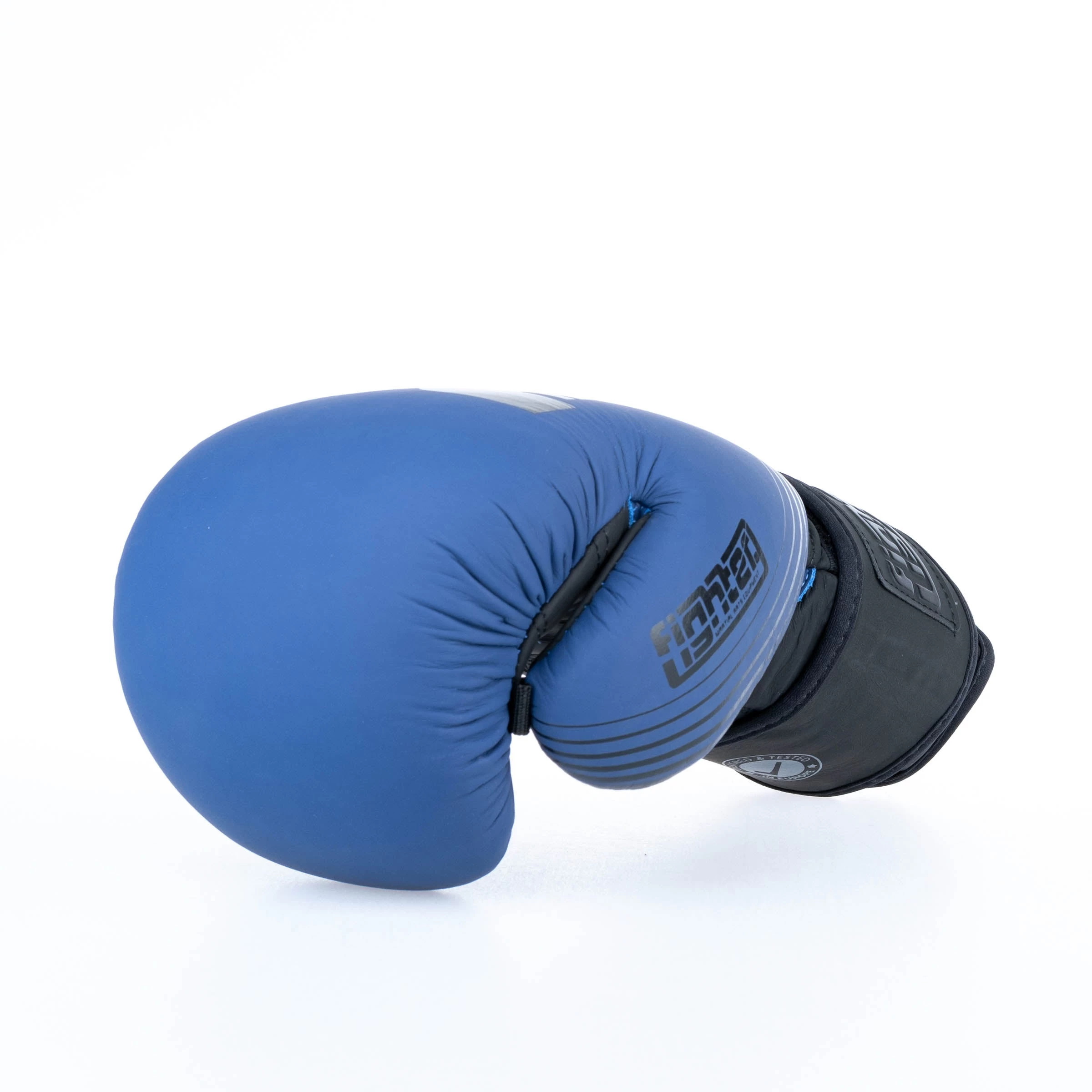 Fighter Boxing Gloves SPLIT Stripes - Blue/black - Image 8