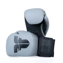 Fighter Boxing Gloves SPLIT Stripes - Gray/black