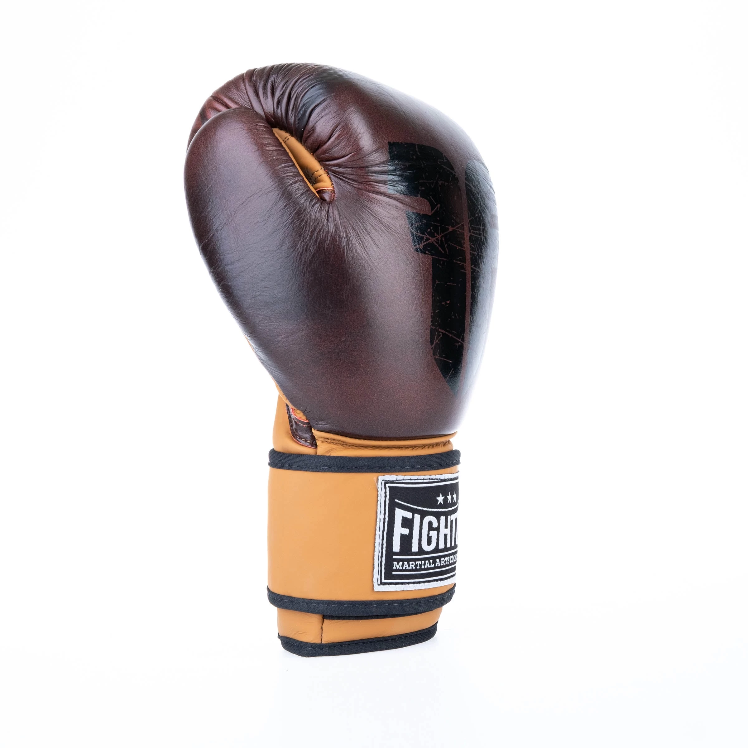 Fighter Boxing Gloves Retro - Brown - Image 4
