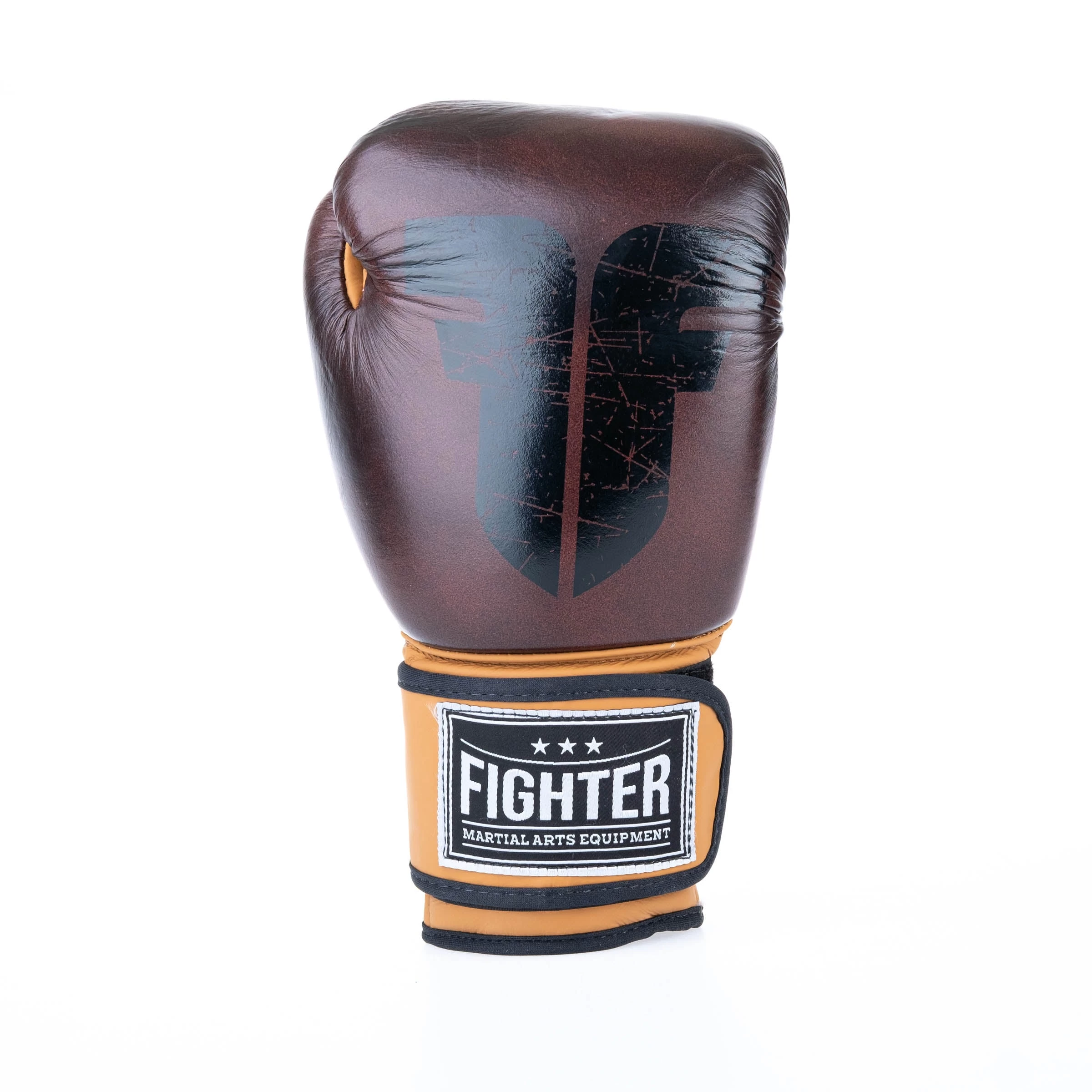 Fighter Boxing Gloves Retro - Brown - Image 5