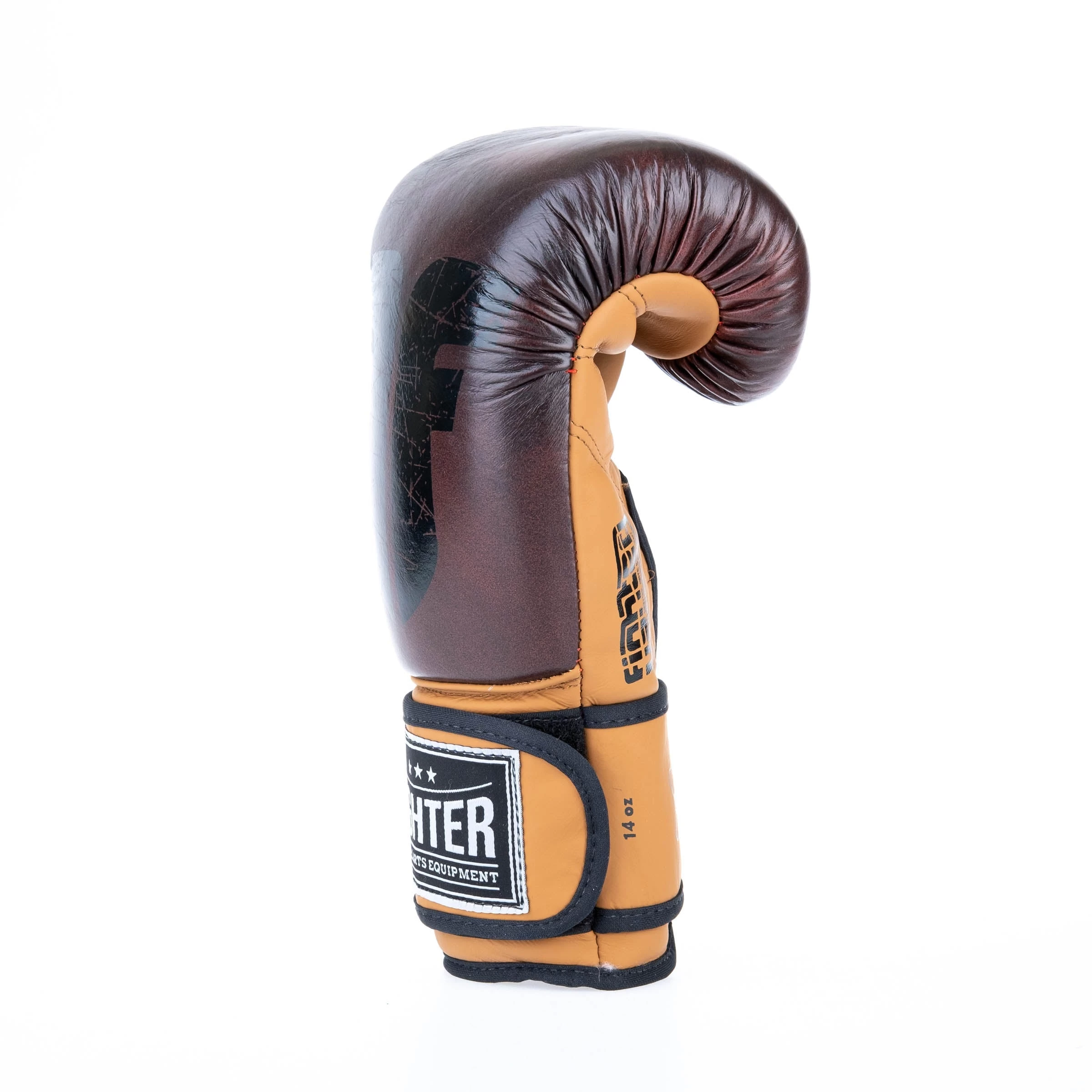 Fighter Boxing Gloves Retro - Brown - Image 6