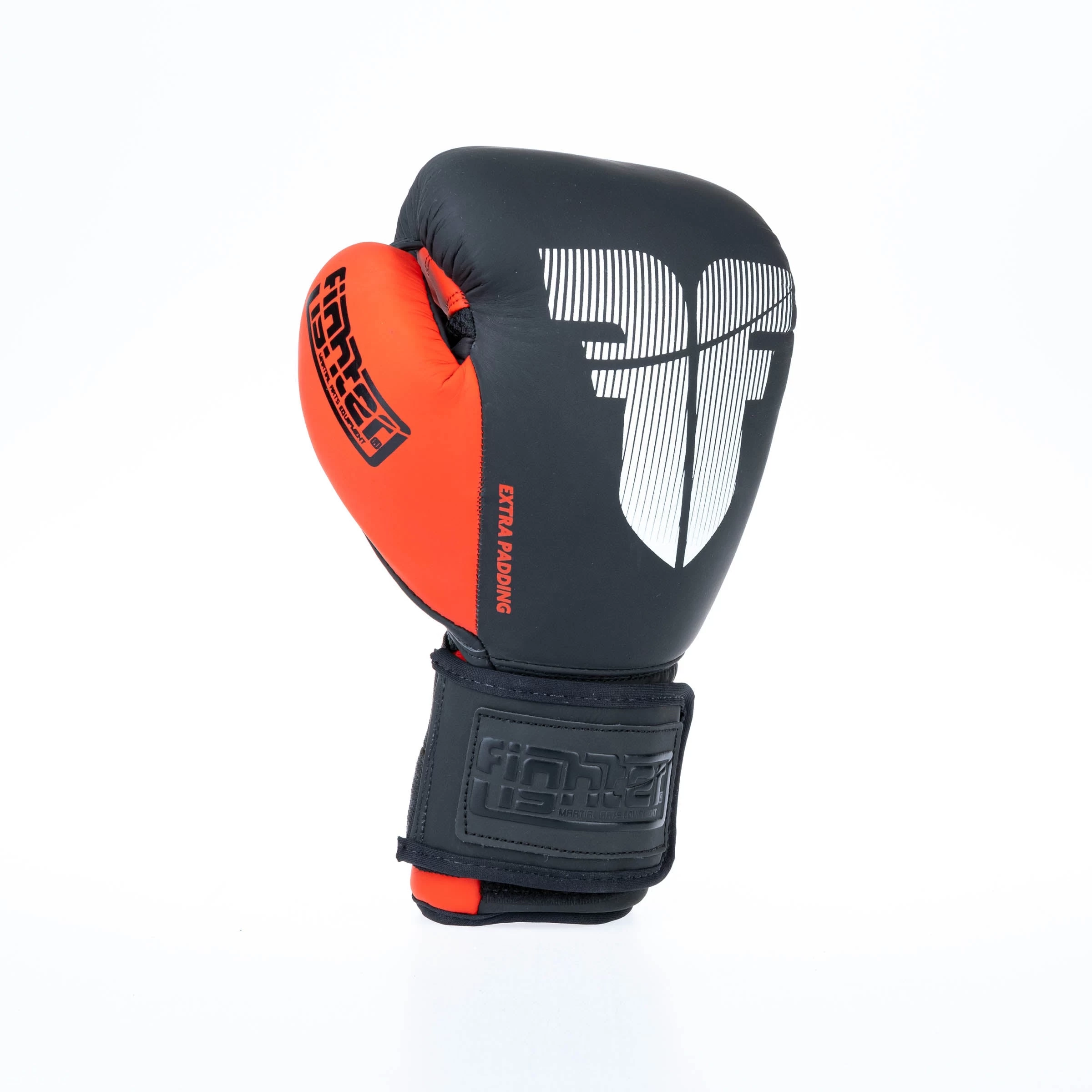 Fighter Boxing Gloves Secure Fit - Black/red - Image 5