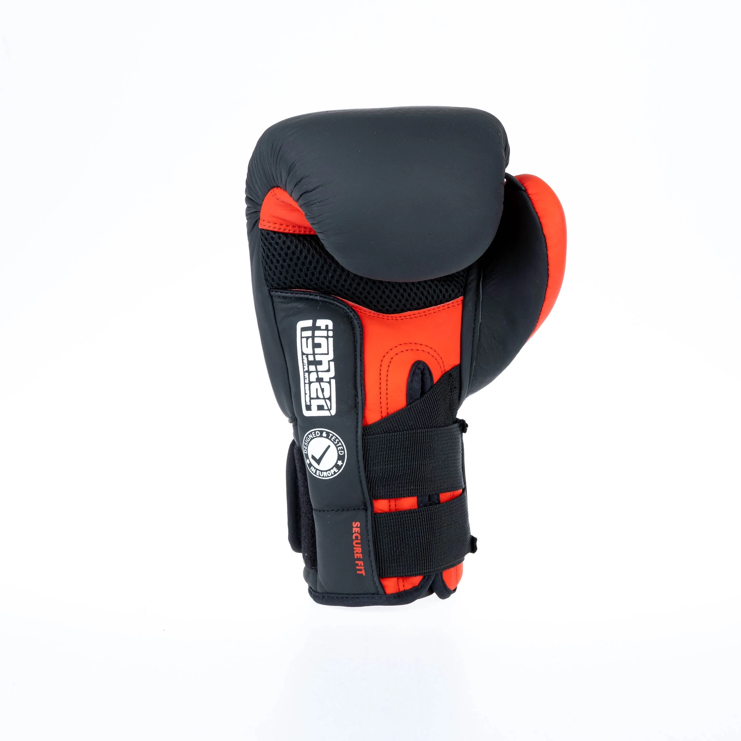 Fighter Boxing Gloves Secure Fit - Black/red - Image 8