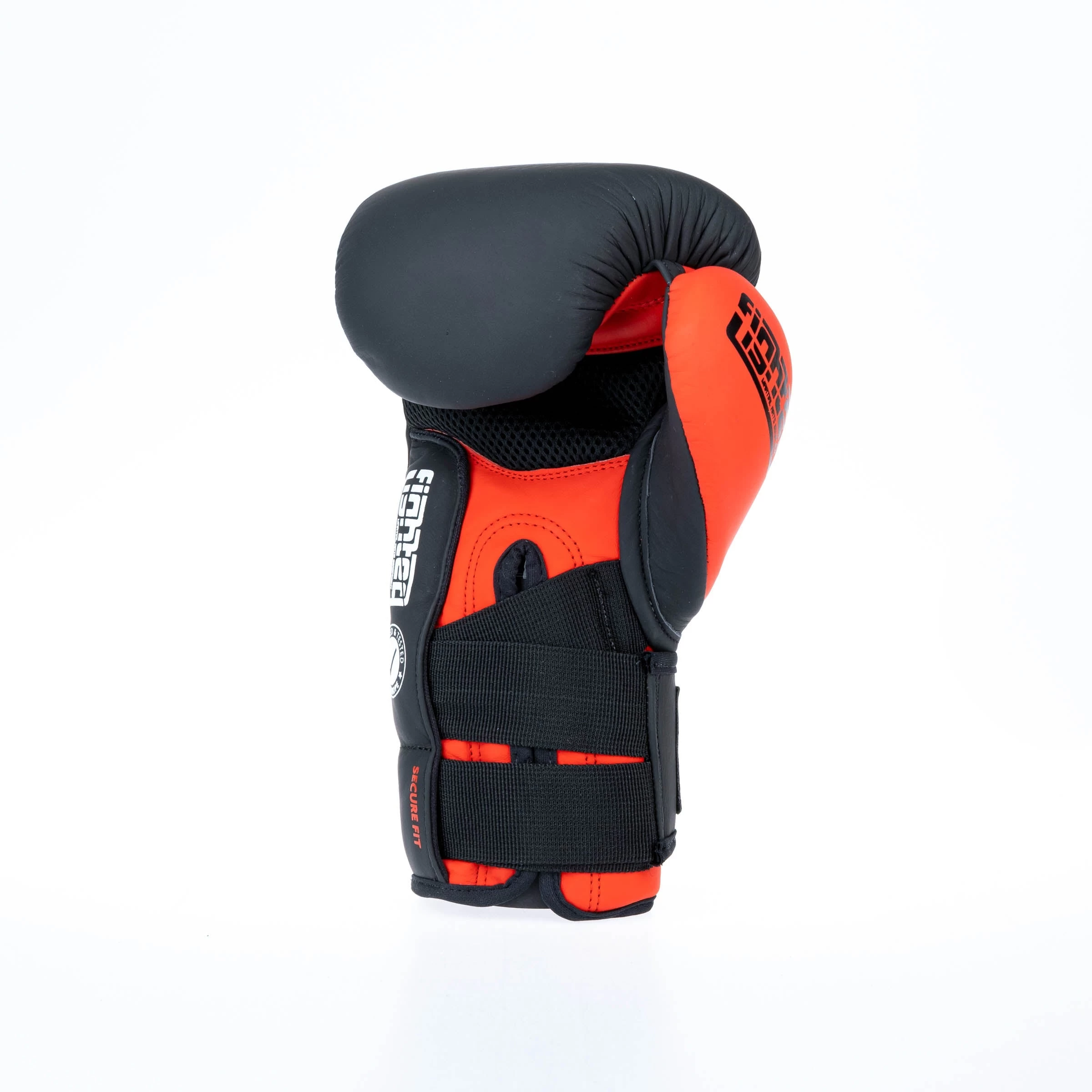 Fighter Boxing Gloves Secure Fit - Black/red - Image 9