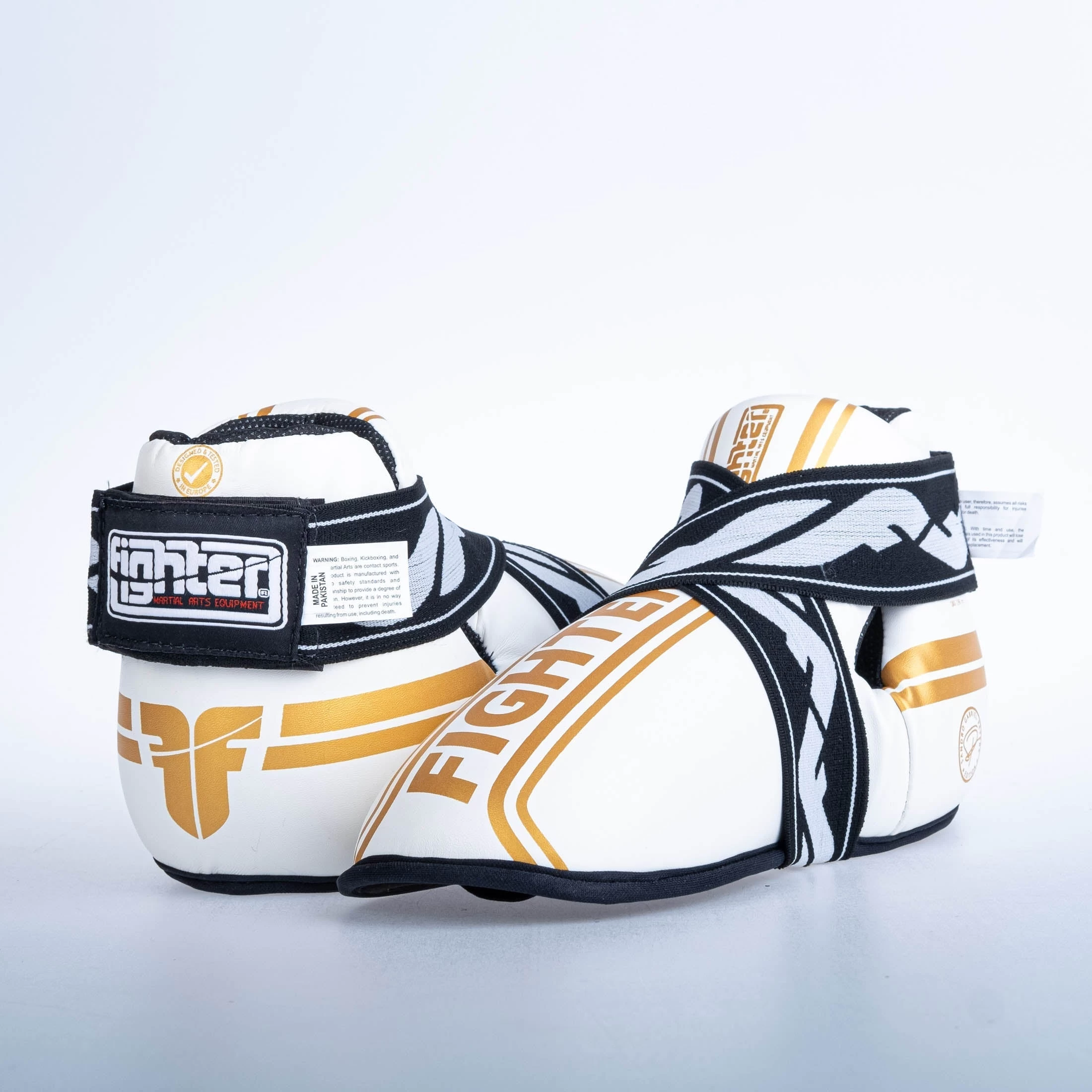 Fighter Foot Gear Stripe - SGP Edition - White/gold - Image 3
