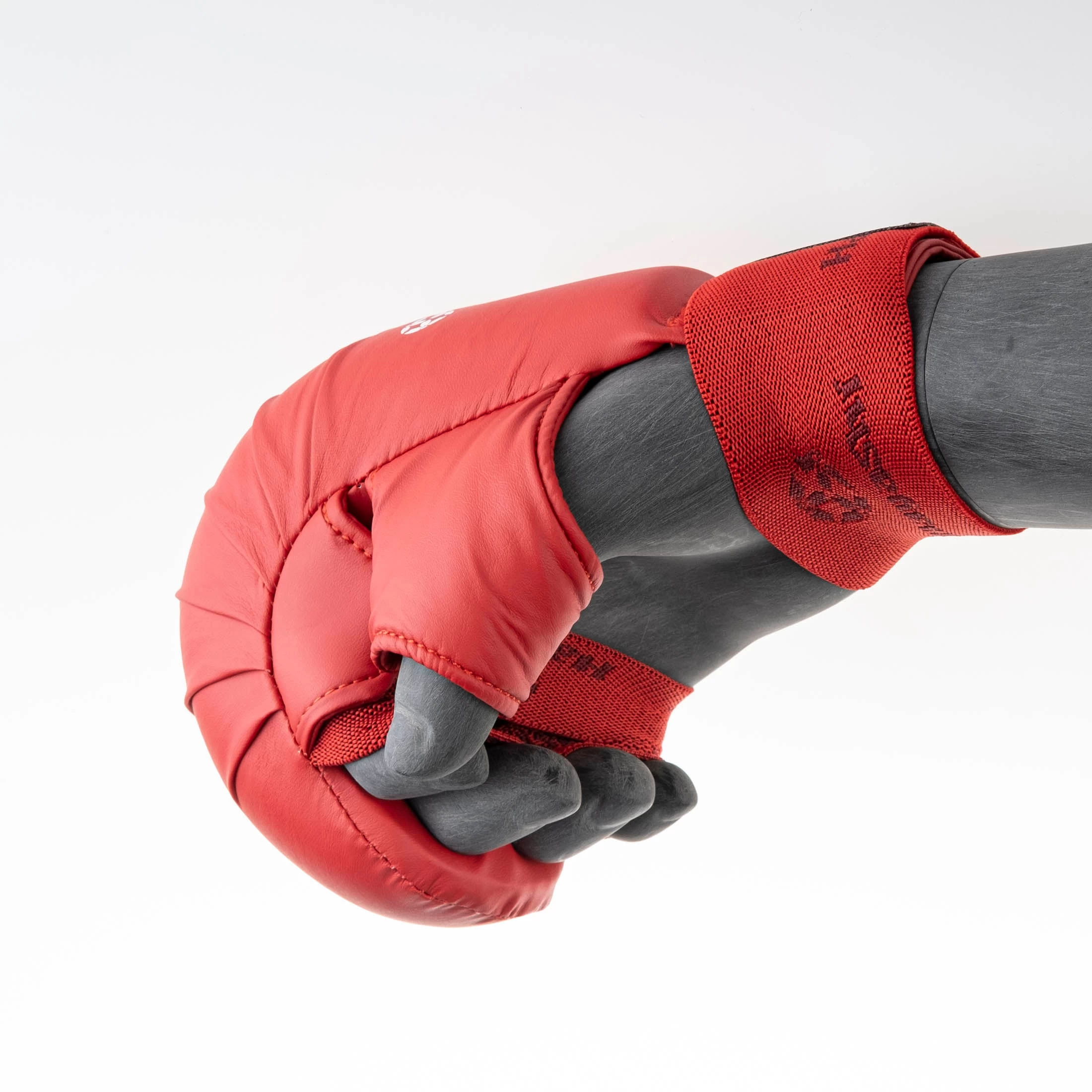 Hayashi Karate Fist Protector TSUKI With Thumb (WKF Approved) - Red, 238 - Image 10
