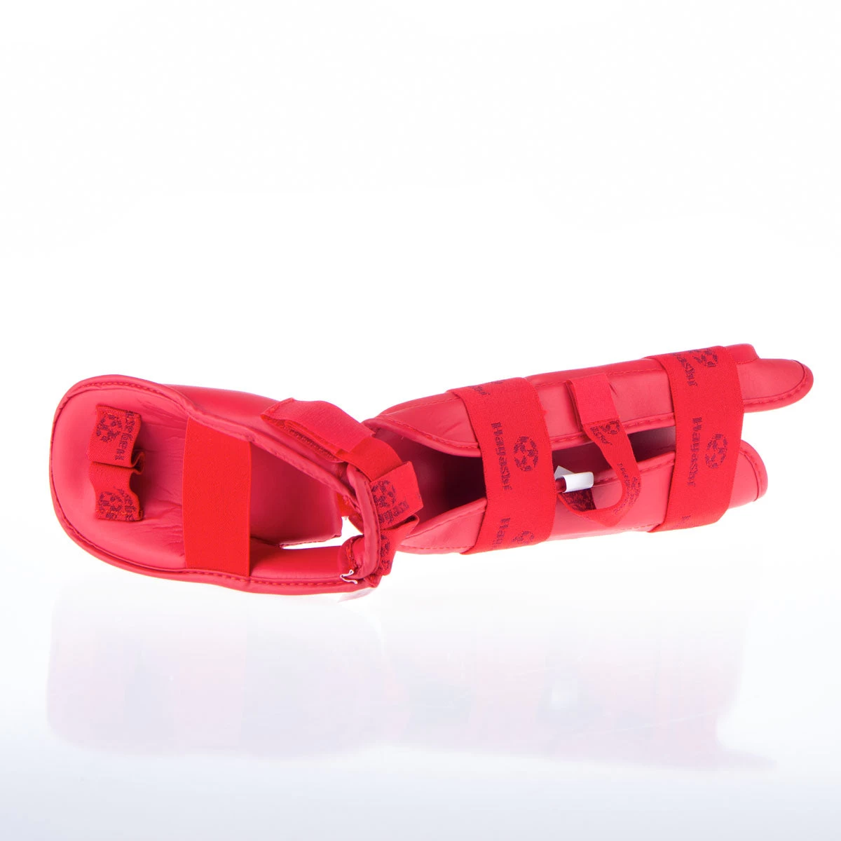 Karate Kickprotector - Instep And Shin WKF - Red, 343-4N - Image 3