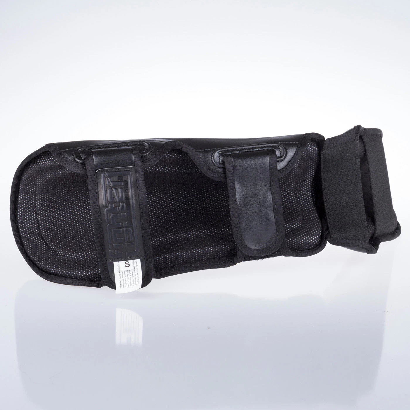 Fighter Shinguards Thai Ergo - Black/white, FSG-004BW - Image 7
