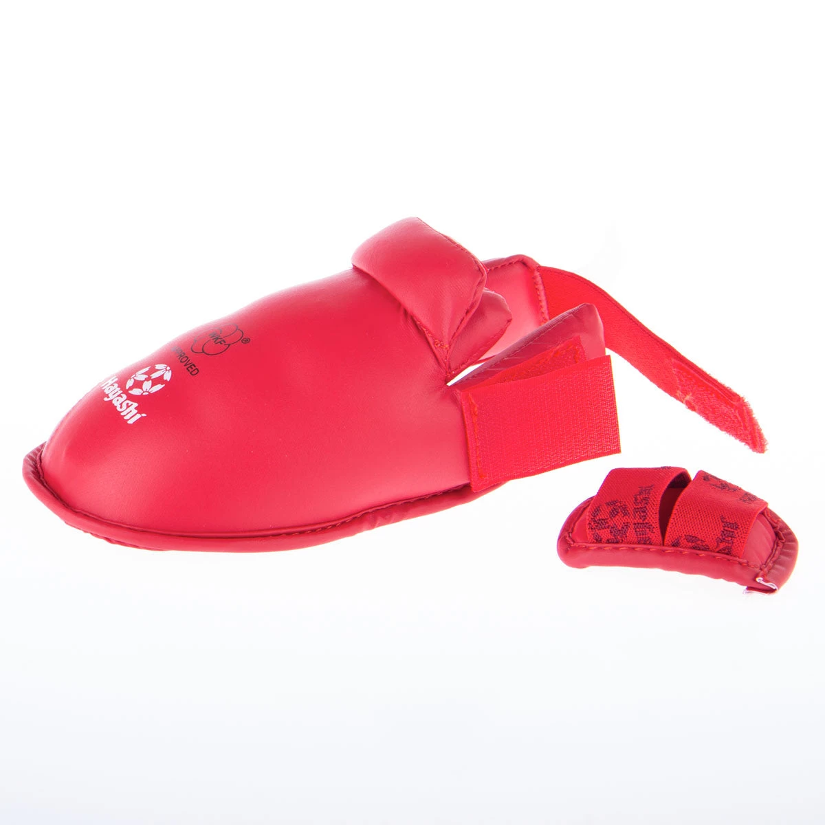Karate Kickprotector - Instep And Shin WKF - Red, 343-4N - Image 10