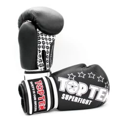 Top Ten Boxing Gloves Superfight Stars - Black/white, 20411-9