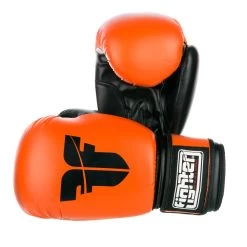 Fighter Basic Gloves - Neon Orange/black, 1376APUFO
