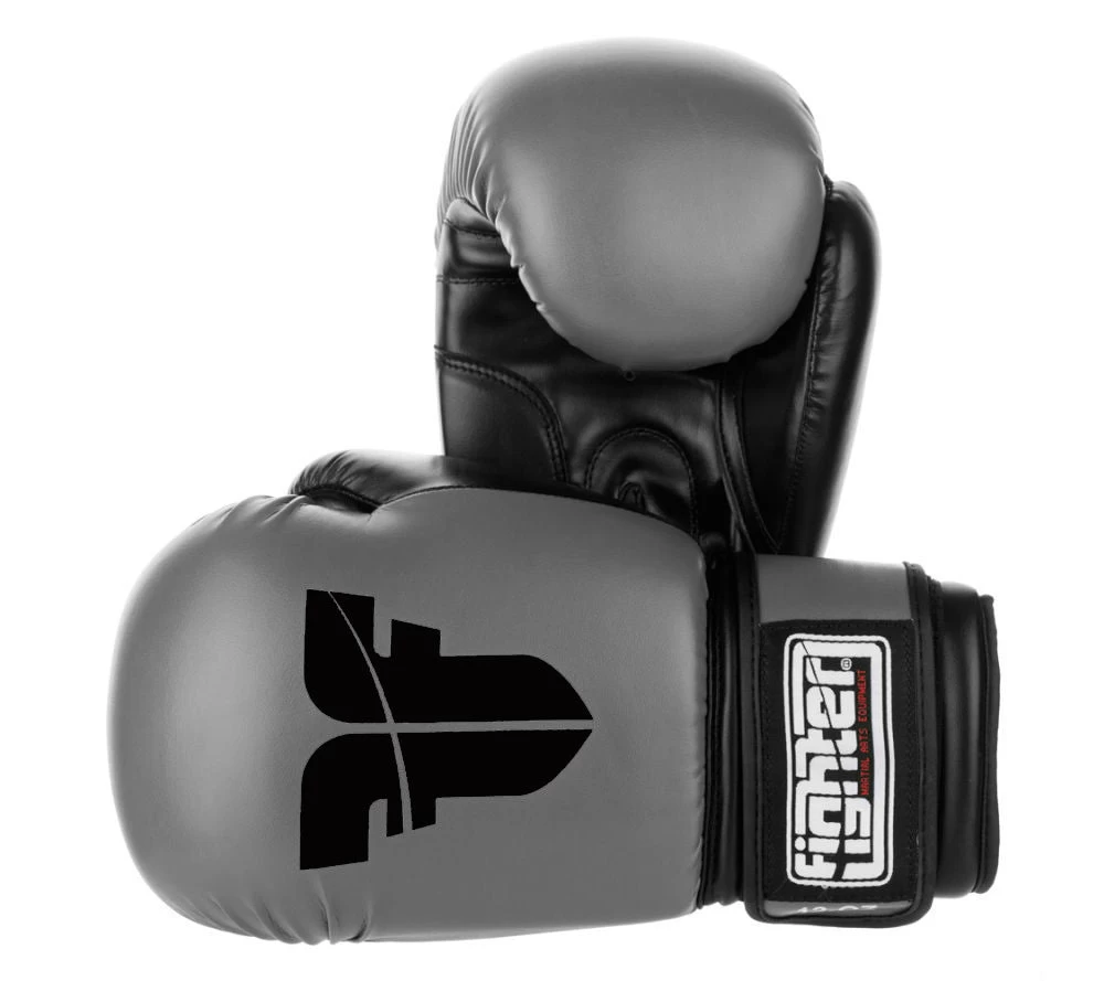 Fighter Basic Gloves - Gray/black, 1376APUGR