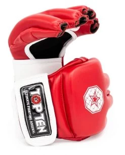 Top Ten MMA Gloves Striking C-Type - Red/white, 23351-41