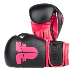 Fighter Boxing Gloves SPEED - Black/neon Pink, TH1612PUBKP