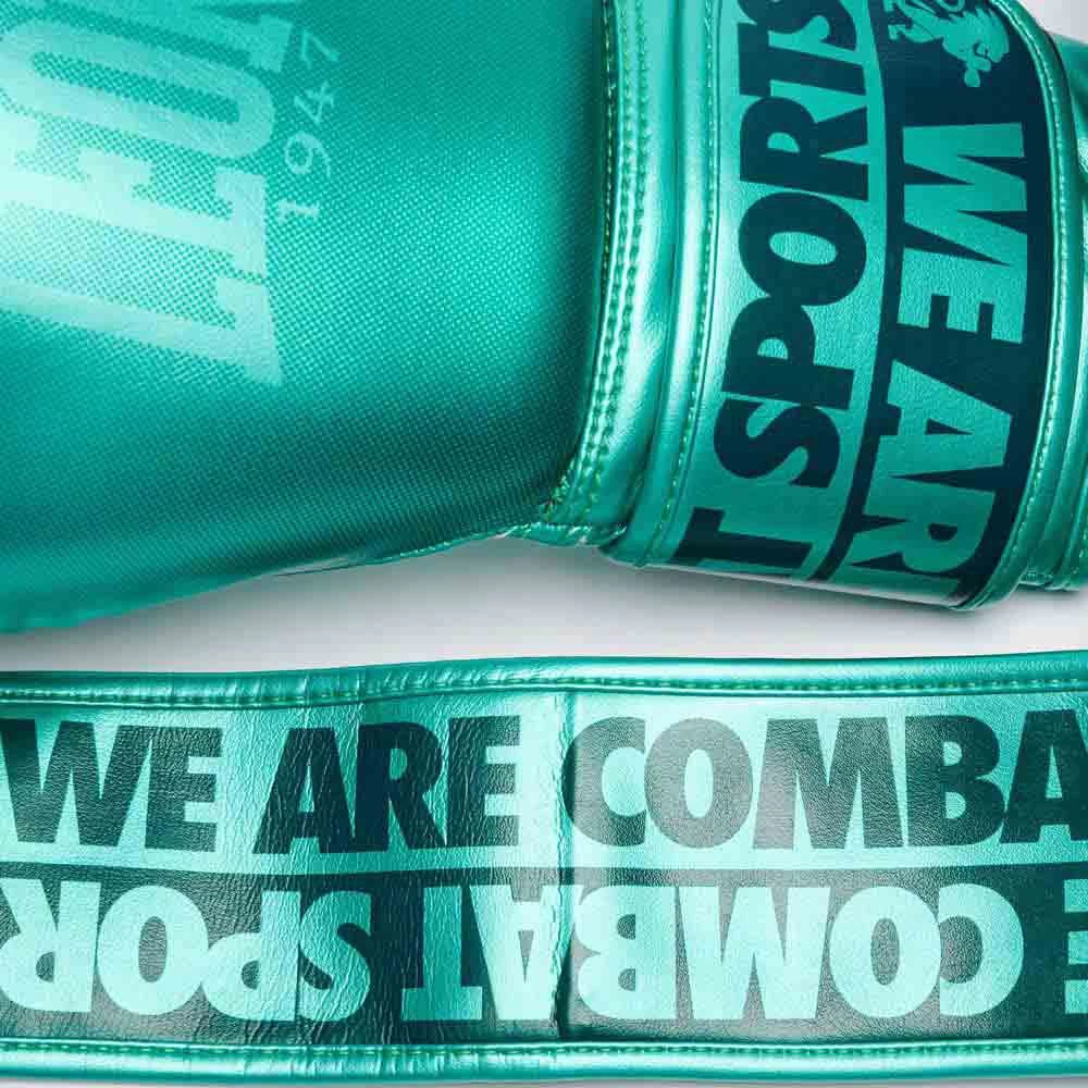 Shaded Artificial Leather Boxing Gloves - Image 6