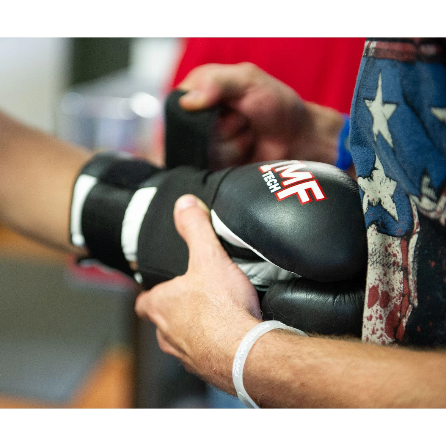 Ringside IMF Techâ„¢ Hook And Loop Sparring Boxing Gloves - Image 2