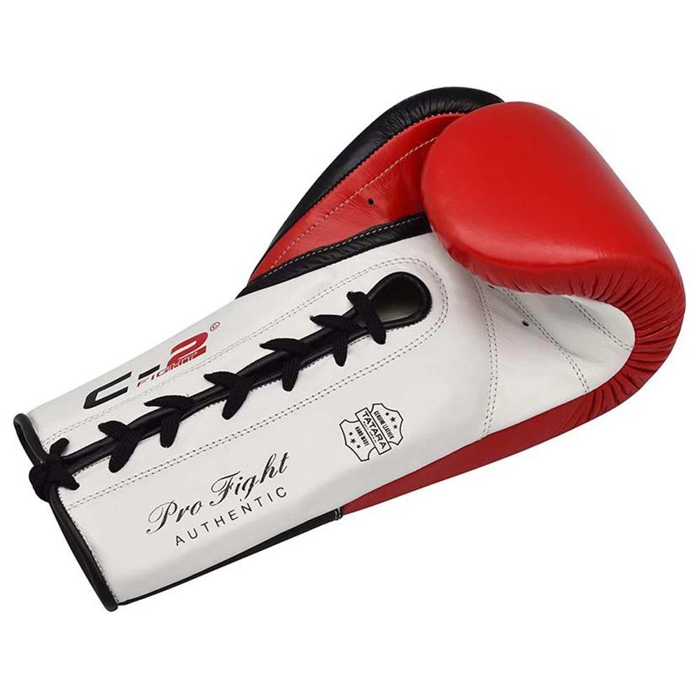 RDX SPORTS C2 Fight Lace Up Leather Boxing Gloves - Image 9