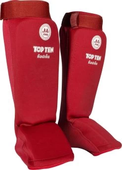 Top Ten IFMA Shin Guards Dae - Red